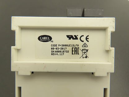 Carel P+D000UE1DLF0 Programmable Controller PLC Input Output Rev 1.316