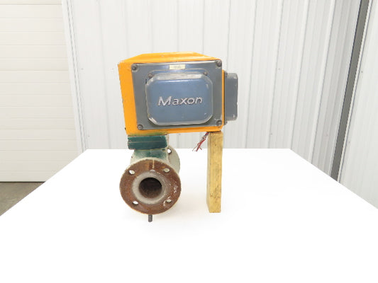 Maxon 2-1/2" F5000CP1 Gas Shut-Off Valve 2.5" Flanged 50psi 120V