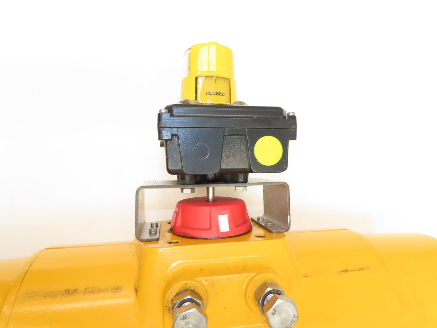 Velan 6" Stainless Butterfly Valve Air Operated Hytork 1125 Actuator Positioner