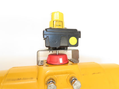 Velan 6" Stainless Butterfly Valve Air Operated Hytork 1125 Actuator Positioner