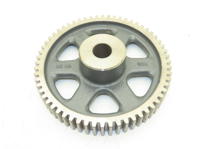Boston Gear 10390 NH60 Spur Gear 60-Tooth 7.5" OD 1.25" W 1" Bore