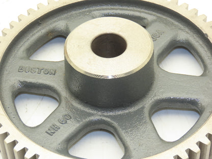 Boston Gear 10390 NH60 Spur Gear 60-Tooth 7.5" OD 1.25" W 1" Bore