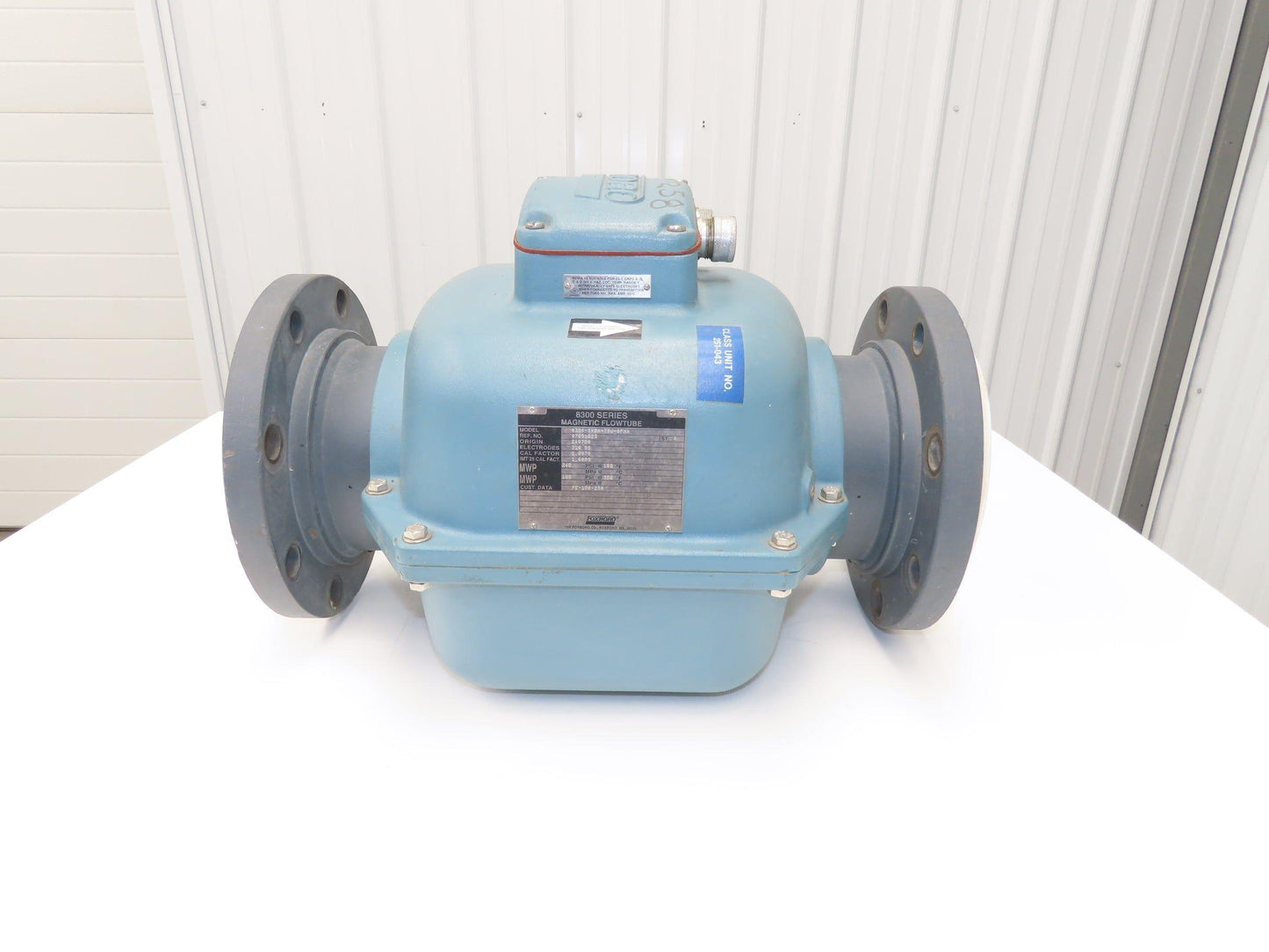 Foxboro 8306-SABA-TSJ-GFNA Magnetic Flow Meter 6" Flow Tube 240psi 8300 Series