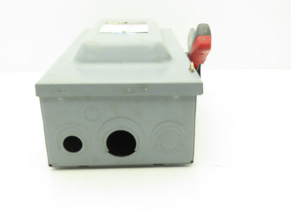 Square D HU362 Safety Disconnect Switch 60A 600VAC 3Ph 3P Series F05
