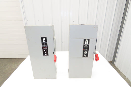 General Electric TH3362 GE Safety Disconnect Switch Fused 60A 600VAC Lot of 2