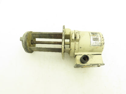 Immersion Coolant Pump 3/8" NPT Cast Iron 1/8Hp 230V 3PH 6" Depth