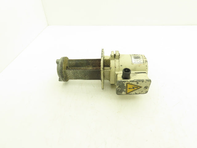 Immersion Coolant Pump 3/8" NPT Cast Iron 1/8Hp 230V 3PH 6" Depth