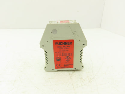 Euchner CES-A-AEA-02B Safety Relay Muting Module Unit 24VDC Din Rail Mount