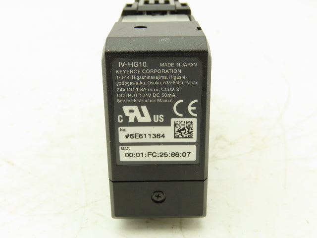 Keyence IV-HG10 PLC Ethernet Sensor Amplifier Module 24V