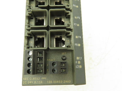 Siemens SVP A1509182 1P 6GK5108-0BA00-2AA3 Scalance X108 Ethernet Switch 8-Port