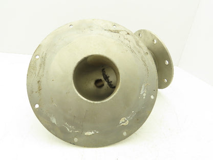 4"x 90° Stainless Flanged Pipe Elbow Vacuum Blower Intake