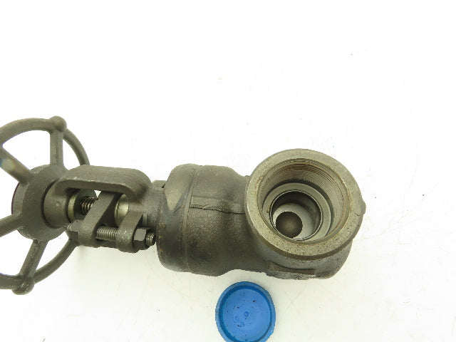 Bonney Forge Fig WL 11 Gate Valve 1-1/2" NPT 800lb Forged Steel Rising Stem