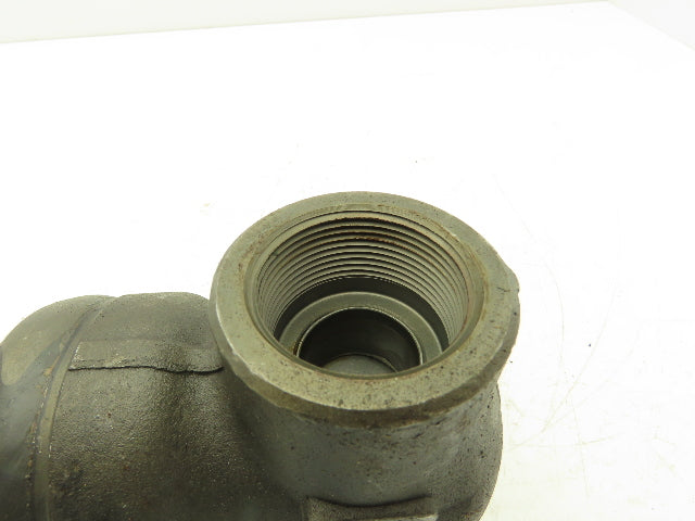 Bonney Forge Fig WL 11 Gate Valve 1-1/2" NPT 800lb Forged Steel Rising Stem