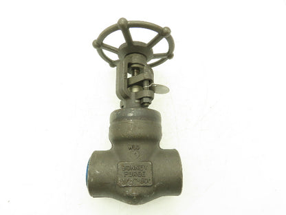 Bonney Forge Fig WL 11 Gate Valve 1-1/2" NPT 800lb Forged Steel Rising Stem