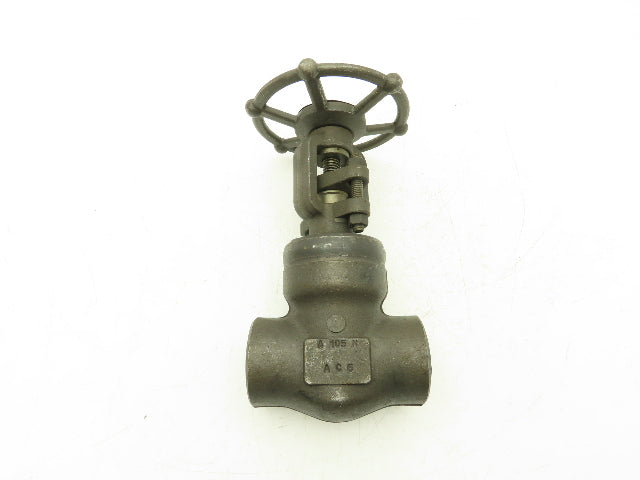Bonney Forge Fig WL 11 Gate Valve 1-1/2" NPT 800lb Forged Steel Rising Stem