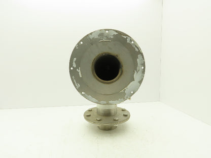 4"x 90° Stainless Flanged Pipe Elbow Vacuum Blower Intake