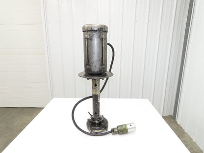 Immersion Coolant Pump 1-1/2" NPT Cast Iron 1Hp 230/46V 3PH 18" Depth