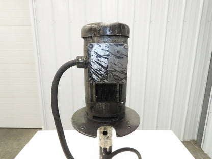 Immersion Coolant Pump 1-1/2" NPT Cast Iron 1Hp 230/46V 3PH 18" Depth