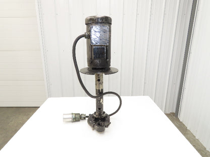 Immersion Coolant Pump 1-1/2" NPT Cast Iron 1Hp 230/46V 3PH 18" Depth