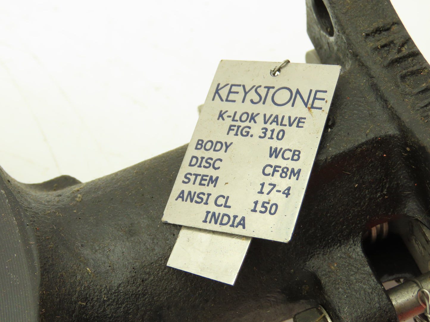 Tyco Keystone Fig 310 K-Lok 6" Butterfly Valve Stainless Disc Class 150