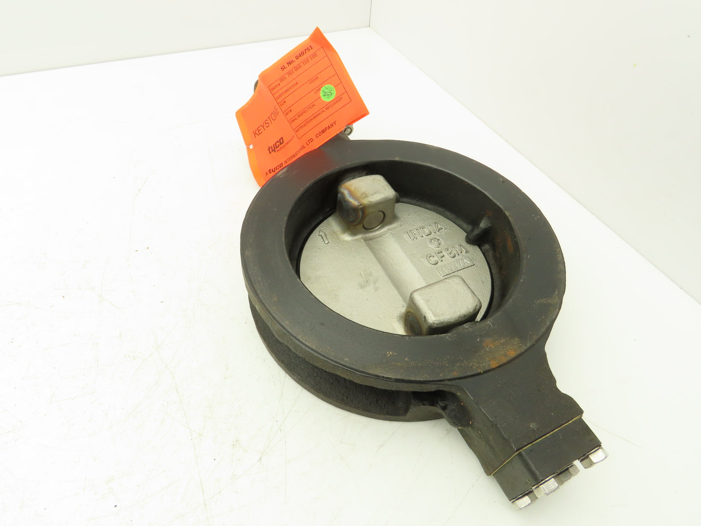 Tyco Keystone Fig 310 K-Lok 6" Butterfly Valve Stainless Disc Class 150