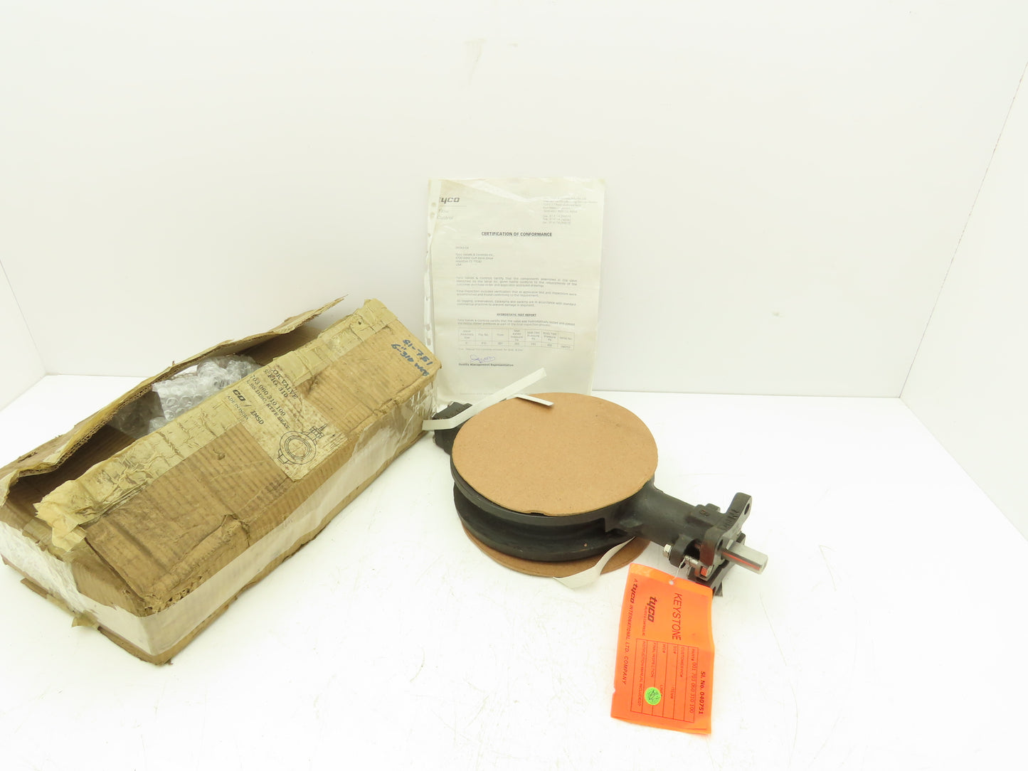 Tyco Keystone Fig 310 K-Lok 6" Butterfly Valve Stainless Disc Class 150