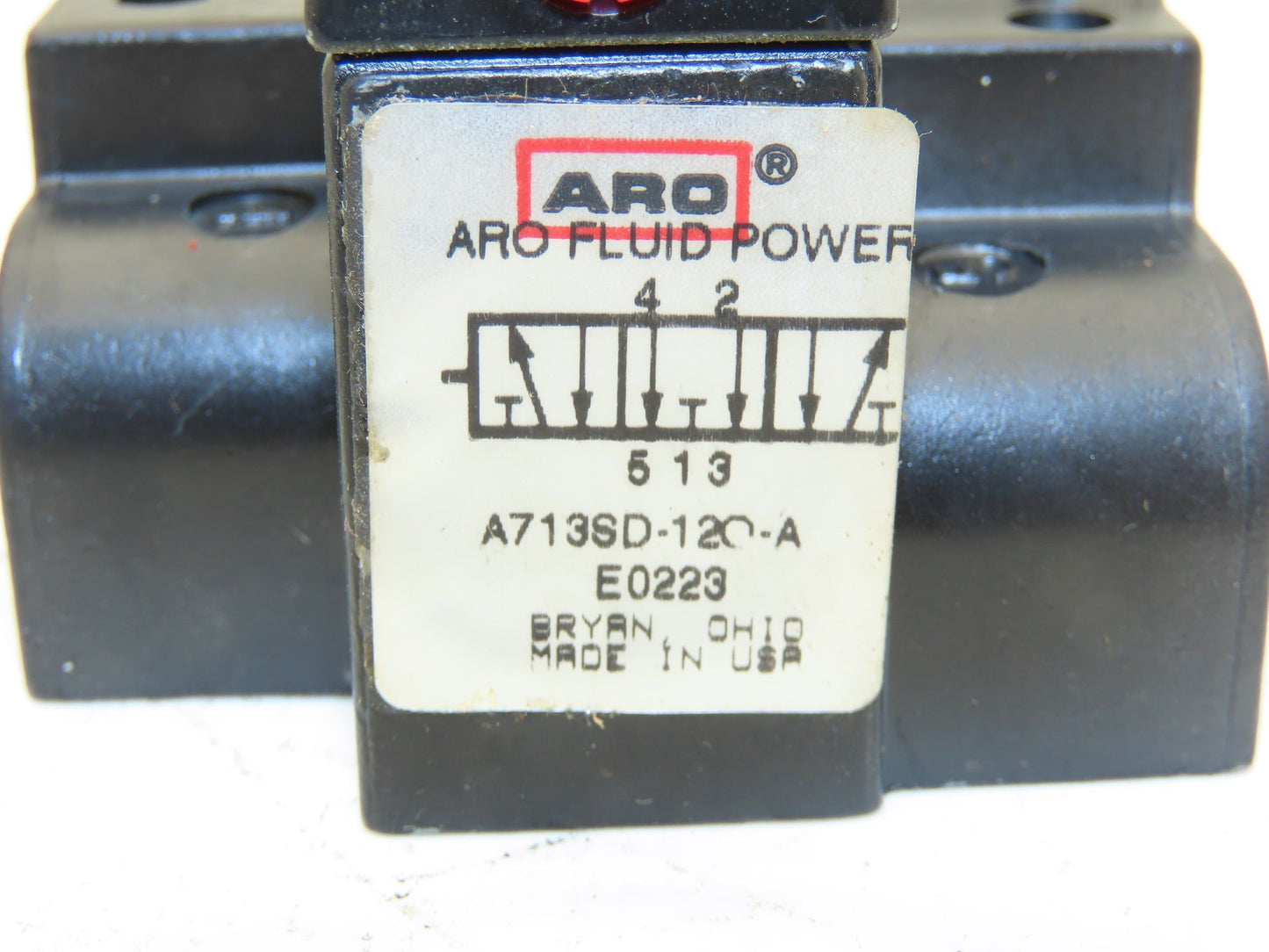 Aro Fluid Power A713SD-120A Pneumatic Solenoid Valve 150psi 3-Pos 4-Way 120V