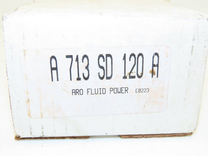 Aro Fluid Power A713SD-120A Pneumatic Solenoid Valve 150psi 3-Pos 4-Way 120V