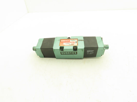 Numatics 554SS500K Pneumatic Solenoid Valve 150psi 3-Pos 4-Way 120V