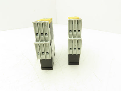 Siemens 3RK1205-0BE00-0AA2 Digital Safety Relay Input Outpu Module Lot of 2