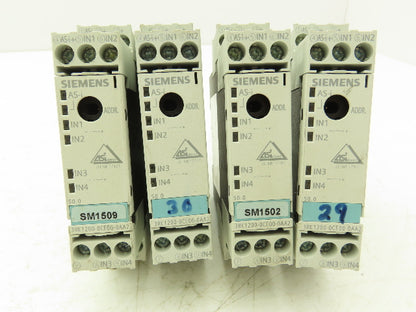 Siemens 3RK1200-0CE00-0AA2 Digital Safety Relay Input Output Module Lot of 4