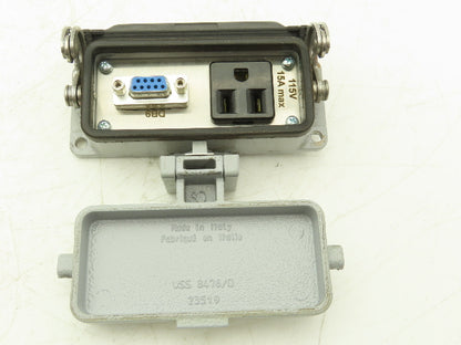 Automation Direct ILME ZP-PSA-16-100 PLC Panel Interface Connector 120V Outlet
