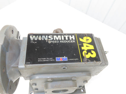 Winsmith 943MDT Worm Gearbox 30:1 Speed Reducer 2.7Hp 58rpm LH Output 182/184T
