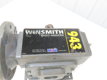 Winsmith 943MDT Worm Gearbox 30:1 Speed Reducer 2.7Hp 58rpm LH Output 182/184T