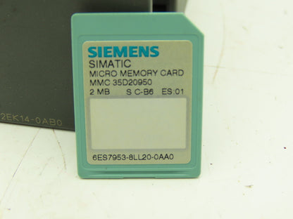 Siemens Simatic S7-300 CPU W/SD Card 2MB 6ES7953-8LL20-0AA0
