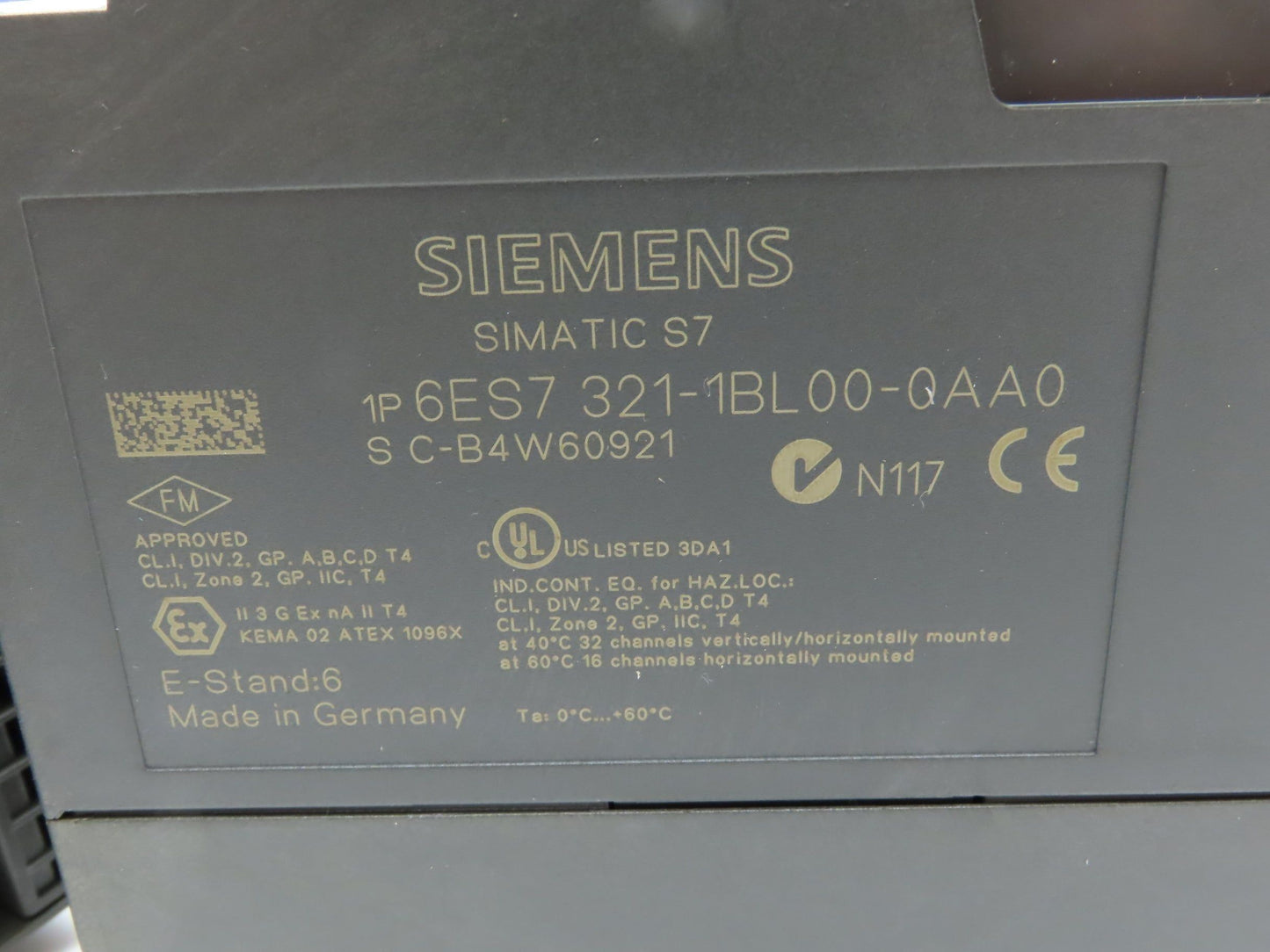 Siemens Block I/O Input PLC Input Output Module Assembly & Rail