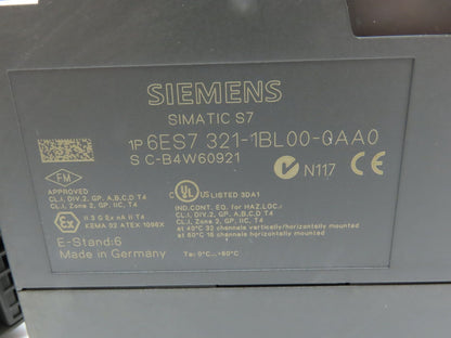 Siemens Block I/O Input PLC Input Output Module Assembly & Rail