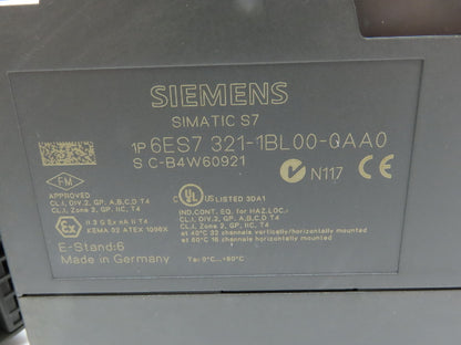 Siemens Block I/O Input PLC Input Output Module Assembly & Rail