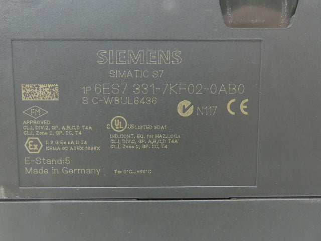 Siemens Block I/O Input PLC Input Output Module Assembly & Rail