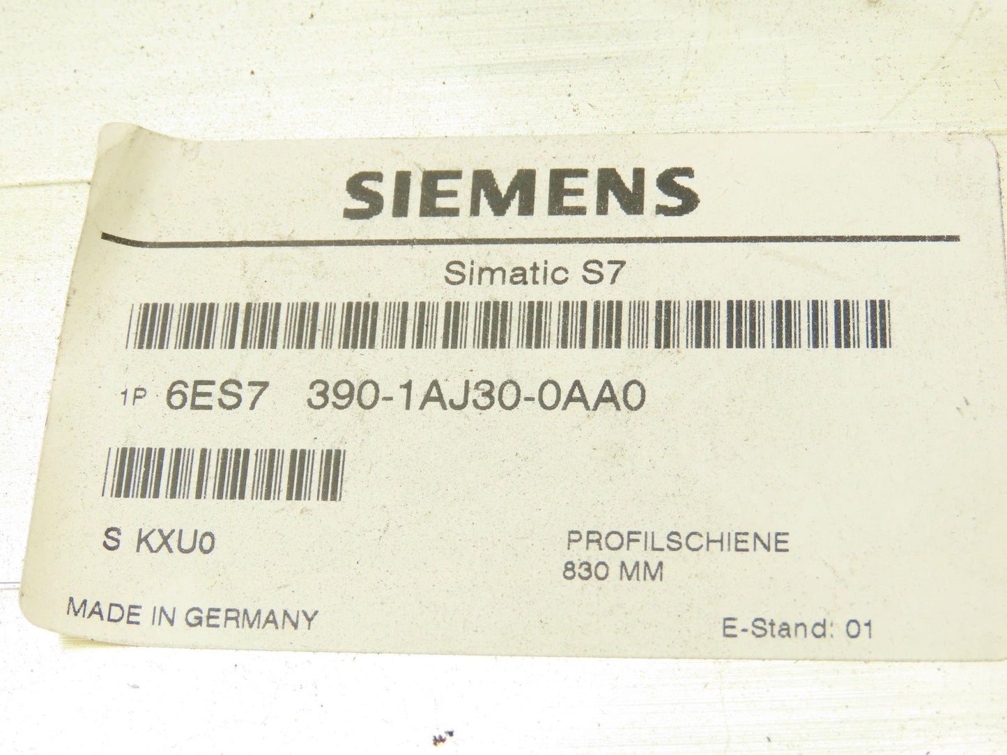 Siemens Block I/O Input PLC Input Output Module Assembly & Rail