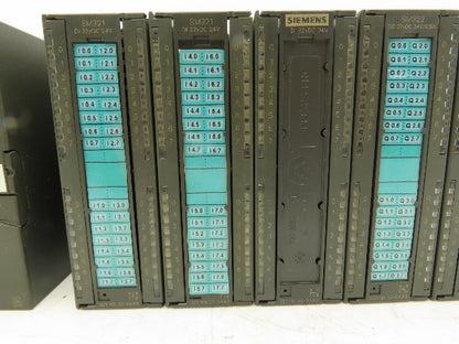 Siemens Block I/O Input PLC Input Output Module Assembly & Rail