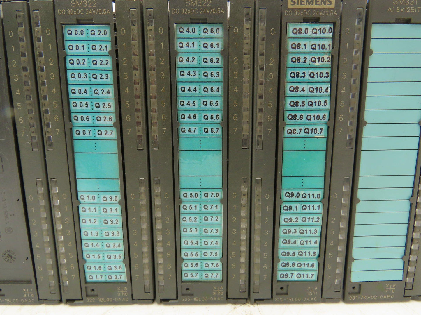 Siemens Block I/O Input PLC Input Output Module Assembly & Rail