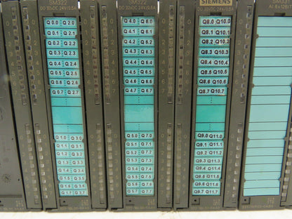 Siemens Block I/O Input PLC Input Output Module Assembly & Rail