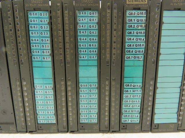 Siemens Block I/O Input PLC Input Output Module Assembly & Rail