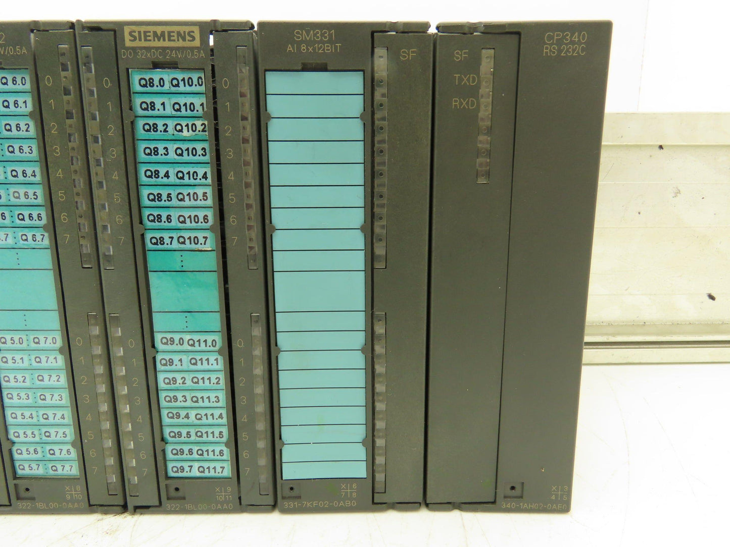 Siemens Block I/O Input PLC Input Output Module Assembly & Rail