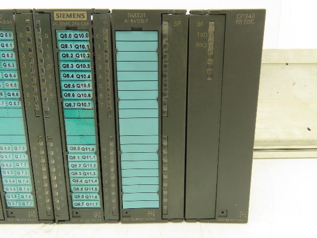 Siemens Block I/O Input PLC Input Output Module Assembly & Rail