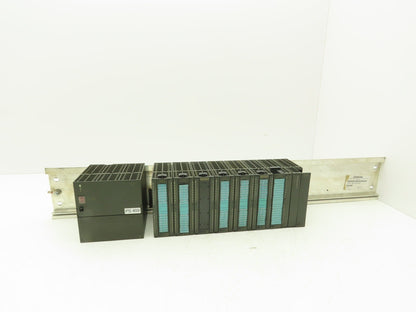 Siemens Block I/O Input PLC Input Output Module Assembly & Rail