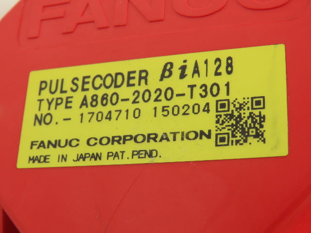 Fanuc A06B-0078-B103 AC Servo Motor 1.8kw 138V 2000rpm Encoder A860-2020-T301