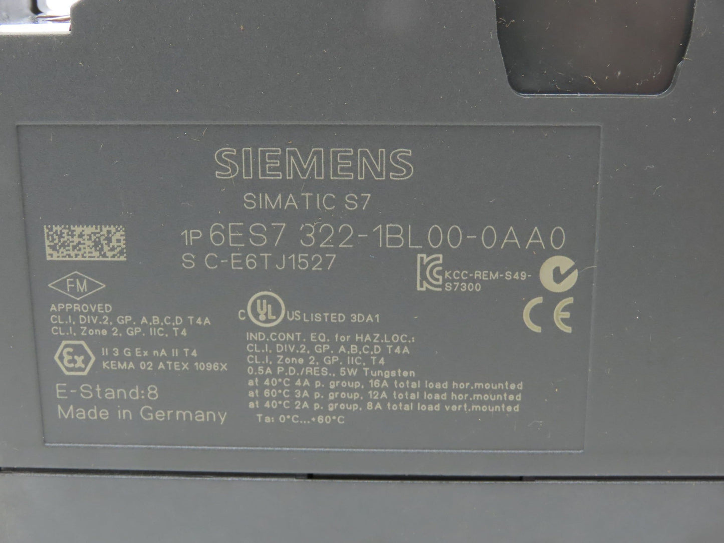Siemens Block I/O Input PLC Input Output Module Assembly & Rail