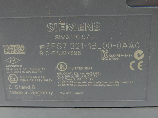 Siemens Block I/O Input PLC Input Output Module Assembly & Rail